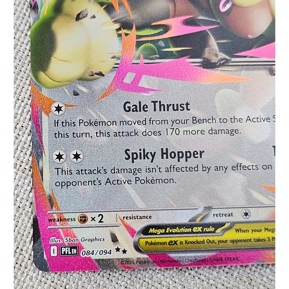 Pokemon Mega Lopunny eX Full Art Pocket Fantasy PFL EN 084/094 Ultra Rare Holo